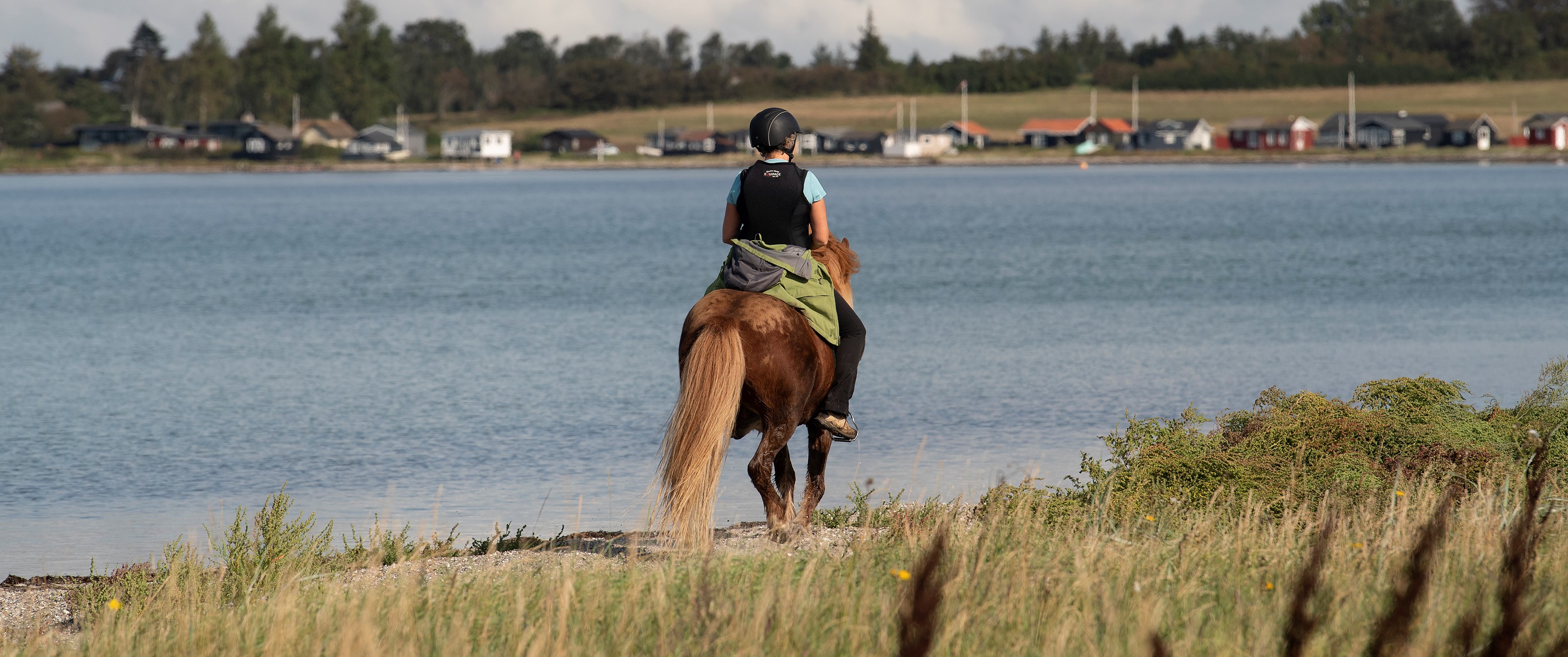 Til hest på Føns Strand